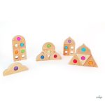 BAUSPIEL LUMINOUS CYLINDER SET, 16 PC