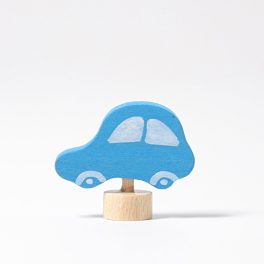 GRIMM'S DECORATIVE FIGURE, BLUE CAR
