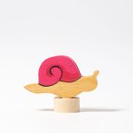 GRIMM'S DECORATIVE FIGURE, PINK SNAIL