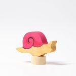 GRIMM'S DECORATIVE FIGURE, PINK SNAIL
