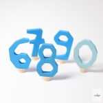 GRIMM'S BLUE DECORATIVE NUMBERS 6-9 AND 0