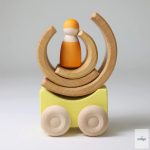 GRIMM'S Stacking Cars yellow