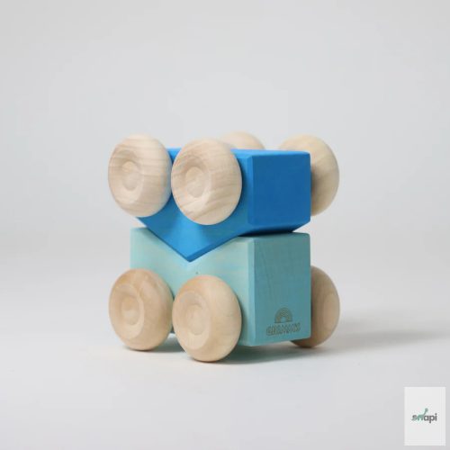 GRIMM'S Stacking Cars Blue