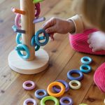 GRIMM'S SORTING HELPER BUILDING RINGS PASTEL