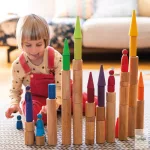 GRIMM'S LARGE BUILDING ROLLERS NATURAL