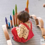 GRIMM'S LARGE BUILDING ROLLERS NATURAL