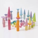 GRIMM'S WOODEN PASTEL COINS