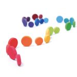 GRIMM'S WOODEN RANBOW COINS