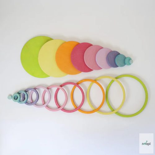 GRIMM'S KONCENTRIKUS KÖRÖK ÉS GYŰRŰK, 2025 - PASZTELL