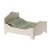 MAILEG WOODEN BED MOUSE, OFF-WHITE