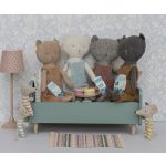 MAILEG ÁLLÓLÁMPA 20 CM MAGAS,  SÖTÉT RÓZSASZÍN