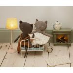 MAILEG ÁLLÓLÁMPA 20 CM MAGAS,  SÖTÉT RÓZSASZÍN