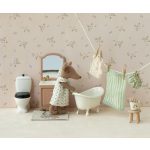 MAILEG SINK DRESSER WITH MIRROR,  DARK POWDER