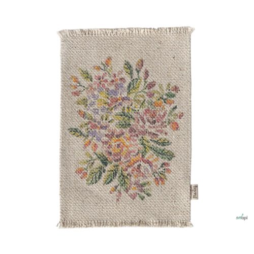 MAILEG RUG, FLOWERS - MEDIUM
