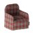 MAILEG CHAIR, MOUSE - RED CHECKER