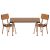 MAILEG TABLE AND CHAIR SET MOUSE 2025, POWDER