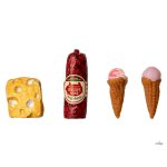 MAILEG FÉM HŰTŐ EGEREKNEK , OFF WHITE  