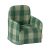MAILEG FOLDING CHAIR MOUSE 2025, GREEN CHECK - for pre-order