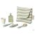 MAILEG Toothbrush set in bag, Mouse - Blue stripe