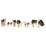 OSTHEIMER CALF BLACK &WHITE STANDING