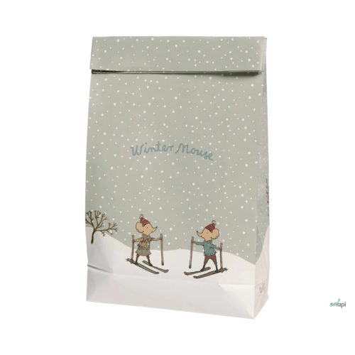 MAILEG GIFT BAG, WINTER MOUSE - BIGGER