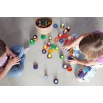 GRAPAT NINS, RINGS & COINS IN COMPLEMENTARY COLOURS, 60 PC