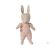 MAILEG Rabbit, Micro - Sand - Rose knitted suit