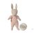 MAILEG Rabbit set, Micro - Sand, rose