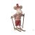 MAILEG WINTER MOUSE WITH SKI SET, MUM MOUSE