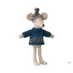 MAILEG RUHA APA EGÉR - KÖTÖTT PULÓVER ÉS SAPKA