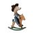 MAILEG COWBOY MOUSE IN ROCKING HORSE, LITTLE BROTHER