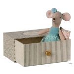 MAILEG TÁNCOS EGÉRKE DOBOZKÁVAL, KÉK
