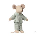 MAILEG KIS TESTVÉR EGÉRFIÚ GYUFÁSDOBOZBAN, MÁGNESES MANCSOKKAL