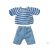 MAILEG KNITTED SWEATER AND PANTHS - BIG BROTHER MOUSE