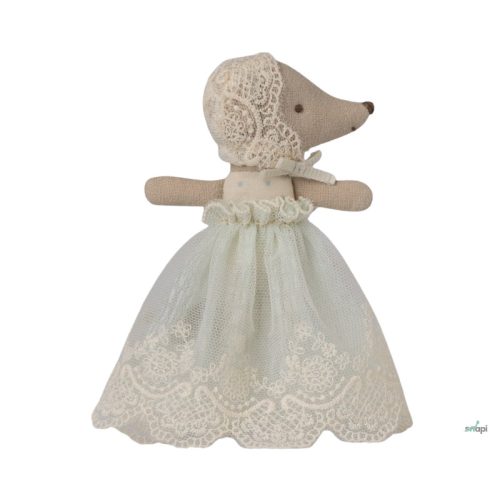 MAILEG BÉBI EGÉR CSIPKERUHÁBAN, MENTA - előrendelésre