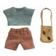 MAILEG Clothes and bag, Little brother mouse