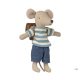 MAILEG Tricycle mouse, Big brother - Brown