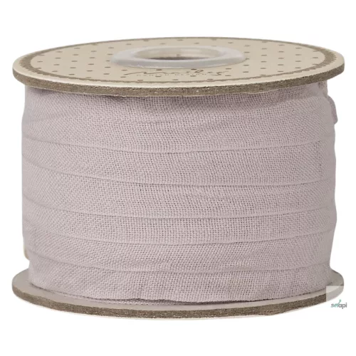 MAILEG RIBBON, 20 M - LIGHT HEATHER