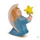 OSTHEIMER ANGEL WITH STAR, BLUE