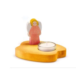 OSTHEIMER CANDLE HOLDER ANGEL, RED