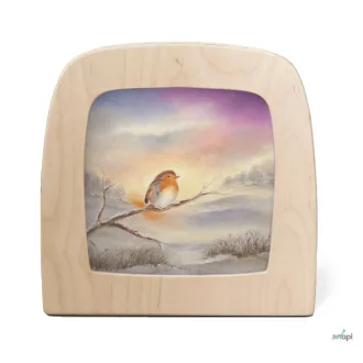   TOVERLUX KÉP A LÁMPÁBA,  Baukje Exler - Winter Robin Silhouette