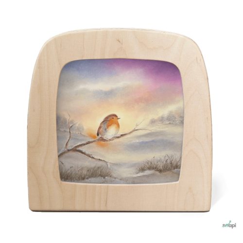 TOVERLUX PICTURE FOR THE LAMP - Baukje Exler - Winter Robin Silhouette