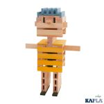 KAPLA 120 DB-OS BOX,  VILÁGOSKÉK, SÁRGA & ZÖLD 