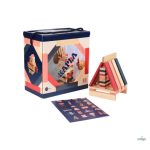 KAPLA 120 DB-OS BOX,  SÖTÉTKÉK, RÓZSASZÍN & PIROS