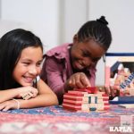 KAPLA 120 DB-OS BOX,  SÖTÉTKÉK, RÓZSASZÍN & PIROS