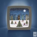 BIJDEHANSJE PICTURE FOR THE LAMP - CHRISTMAS SKATING