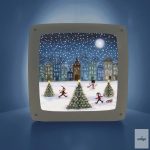 BIJDEHANSJE PICTURE FOR THE LAMP - CHRISTMAS SKATING