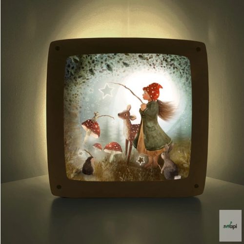 BIJDEHANSJE PICTURE FOR THE LAMP - BRIGHT LIGHT NIGHT