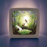 BIJDEHANSJE PICTURE FOR THE LAMP - FAIRIES WITH SQUIRREL