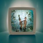 BIJDEHANSJE PICTURE FOR THE LAMP - BUDDING BUDDIES